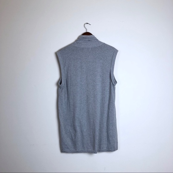 JW Long Sleeveless Drape Cardigan - Picture 5 of 8